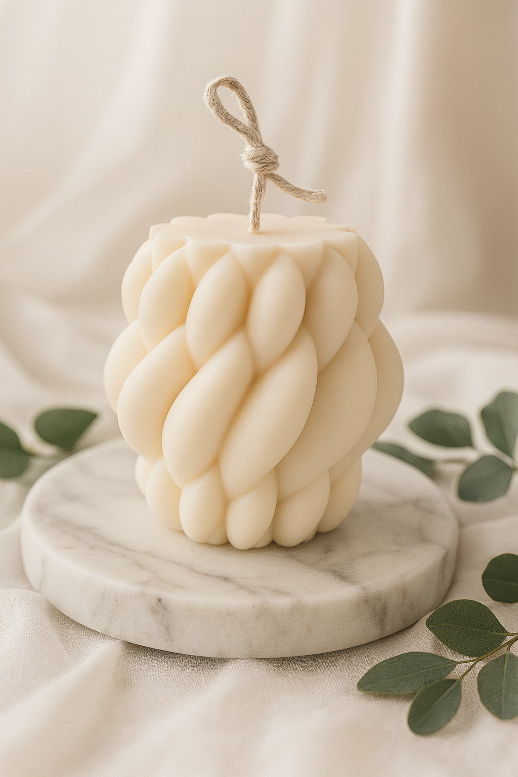 Silk Braided Candle-Size L