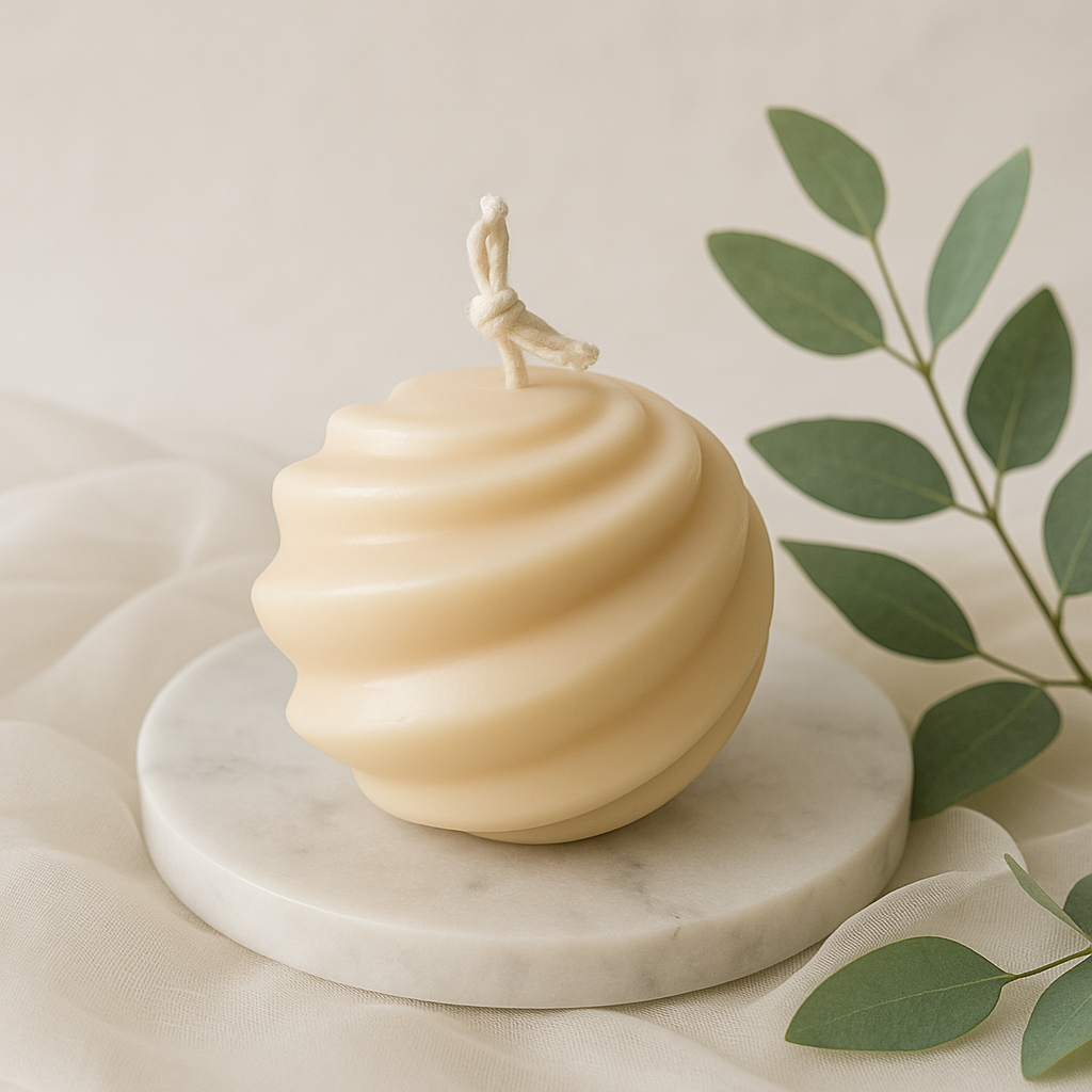 Swirl Pearl Candle-Size L