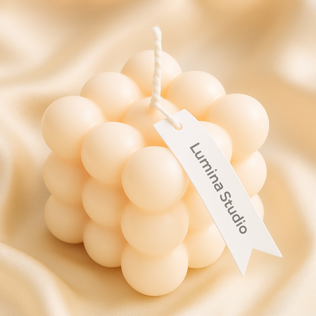 Square Coconut Soy Candle