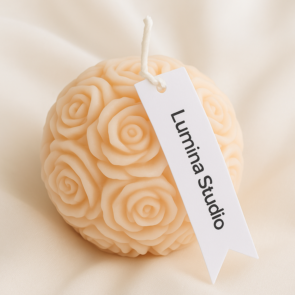 Elegant Rose Candle-Size M